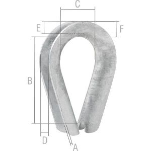 Anilha para Cabo de Aço Vonder 3/8"