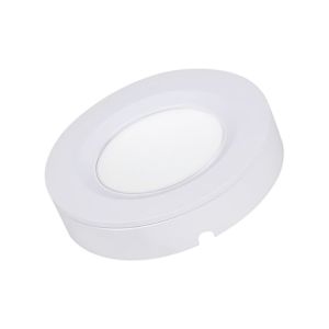 Spot LED Redondo para Móveis Álamo 3W 3000K Branco Luz Amarela Taschibra