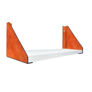 Prateleira Prat-K com Suporte V 10x40cm Branca