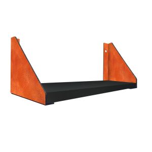 Prateleira Prat-K Suporte V 10x40cm Preta