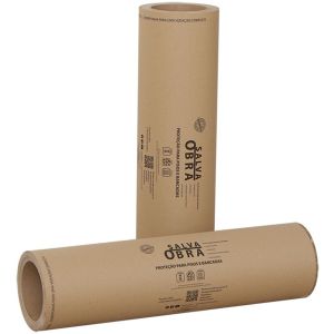Bobina Tipo Obra Pardo 0,80x25m Salva Piso