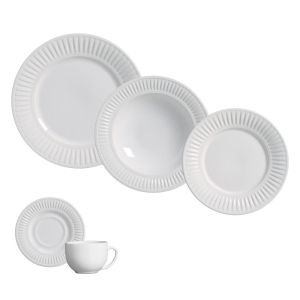 Jogo de Jantar Porto Brasil Daisy 30 Peças Branco