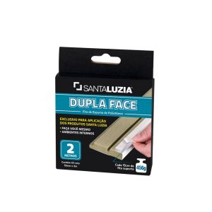 Fita Dupla Face Santa Luzia 12mmx2m Branca