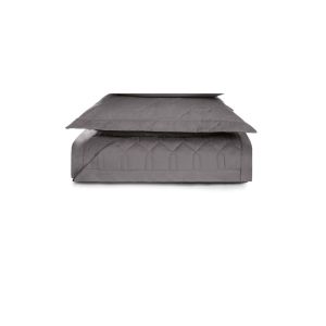 Colcha Solteiro Karsten 1,80x2,55m Liss Grafite