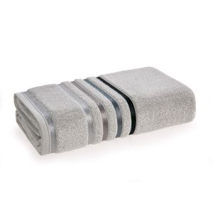 Toalha de Banho Karsten 0,70x1,40m Lumina Mineral/Cinza