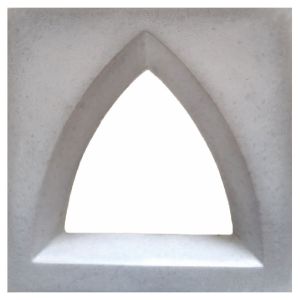 Cobogó Cimentício Arck Parede Cemento Cobogó Argento 30x30x7 Cimentíssimo