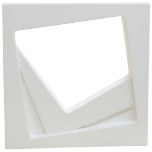 Cobogó Cimentício Alcubo Parede Cemento Bianco 40x40x8 Cimentíssimo