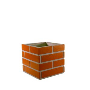 Duto Prolongador de chaminé Tijolinho 30x30x25 Vermelho Primus
