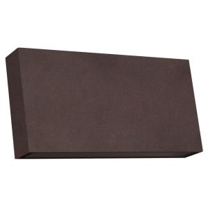 Arandela Externa LED 8W 3000K Cube Slim Marrom Luz Amarela Gaya