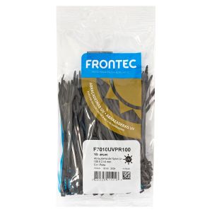 Abraçadeira Nylon 2,5x100mm Preto 100 Peças Frontec
