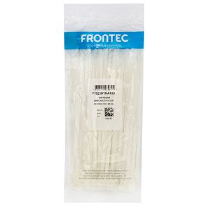 Abraçadeira Nylon 4,8x200mm Natural 100 Peças Frontec