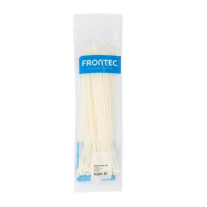 Abraçadeira Nylon 100 Peças 4,8x340mm Natural Frontec
