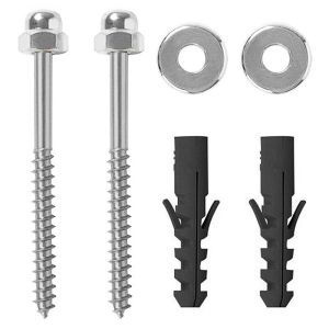 Parafusos com Buchas 2 Peças WC Inox 10mm Delta Metais