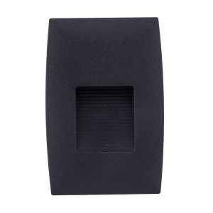 Balizador LED Katan 2W 3000K Preto Luz Amarela Gaya