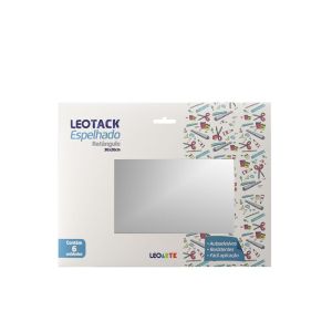 Kit Adesivo Leonora Espelhado Retângulo c/6
