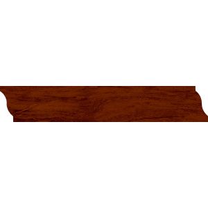 Rodape Rz 55 Marrom Escuro Bold Polido 8,0x45 Ilhabella