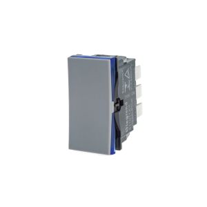 Modulo interruptor simples Plus+ Legrand 611010cz  10A cinza acetinado Pial