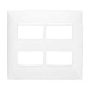 Placa Plus+ 4 Seções 4x4cm Branco Pial
