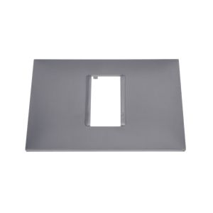 Placa Plus+ 1 Seção 4x2cm Cinza Pial