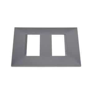 Placa Plus+ 2 Seções Cinza Pial