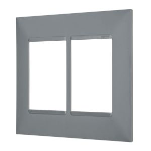 Placa Plus+ 6 Seções 4x4cm Cinza Pial