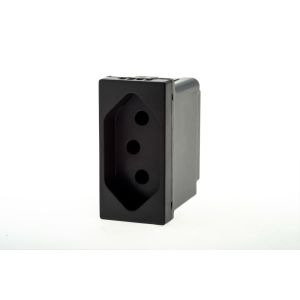 Módulo Tomada Plus+ 2P+T 10A Preto Pial