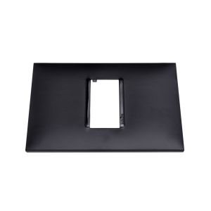 Placa Plus+ 1 Seção 4x2cm Preto Pial