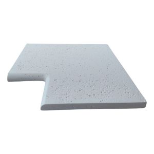 Borda Boleada Canto 90º Via Acqua Bianco 32,5x32,5x2 Cimentíssimo