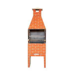 Churrasqueira Pré Moldada Tijolinho 75 cm Vermelho Primus
