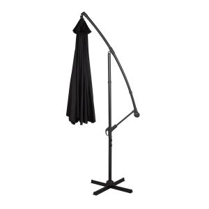 Ombrelone de Alumínio 3m Preto Fascino