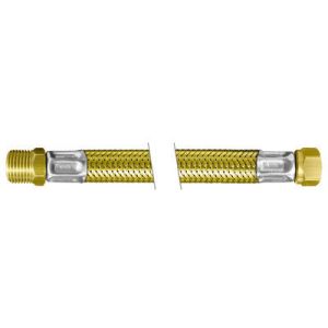 Ligação Flexível para gás 120cm x 1/2'' Amarelo Roco