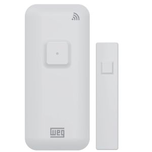 Sensor Inteligente Wi-fi AGL de Abertura de Portas e Janelas Branco Ártico