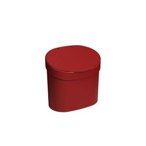 Lixeira para Pia Basic 4L Vermelho Bold Coza