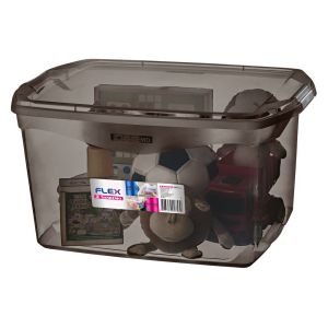Caixa Plástica Flex Fume 68L Sanremo
