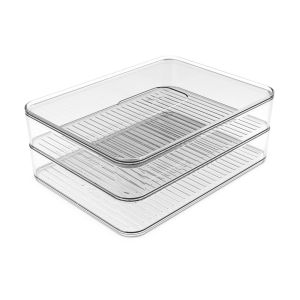 Porta Frios Clear Duplo Transparente Martiplast