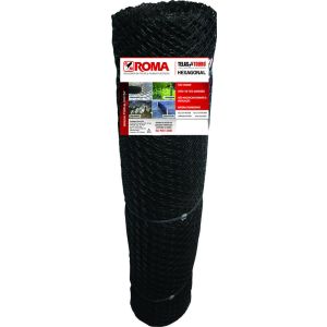 Tela Proteção Pinteiro 1x5m P4/M25 Preta Roma