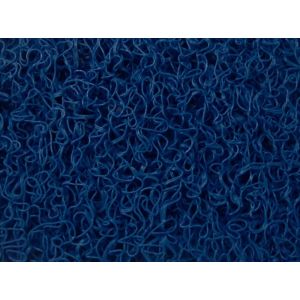 Tapete Capacho Vinil 60x40 Liso Azul Royal Euro Mats