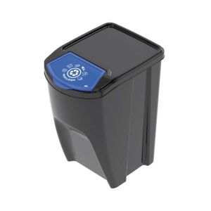 Lixeira Seletiva Empilhável Eco Black Preta 34L Plasútil