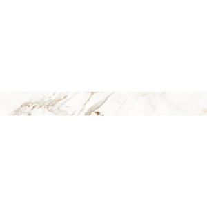 Rodapé Capraia Retificado Polido 10x82 Branco Málaga