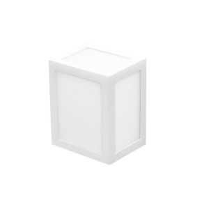 Arandela de LED 12W Grécia IP65 3000K Preto Luz Amarela Bronzearte