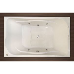 Banheira Acrílica Com Hidro Ancona 1,70x1,10 Branca Stamplas