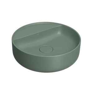 Cuba para Banheiro de Apoio Redonda com Mesa Slim 40cm Verde Sálvia L.12040.M.49 Deca