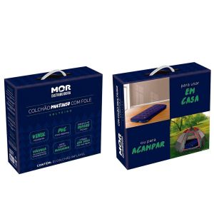 Colchão de Solteiro Multiuso Soft Azul Mor