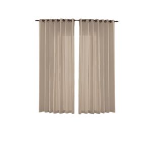 Cortina Rústica Pantex 2,6x2,3m Latte Bella Janela