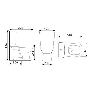 Assadeira de Vidro Quadrada com tampa 1,8 L com cores sortidas Nadir