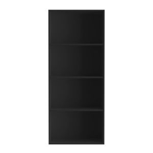 Estante com 4 divisórias Preto Multivisão