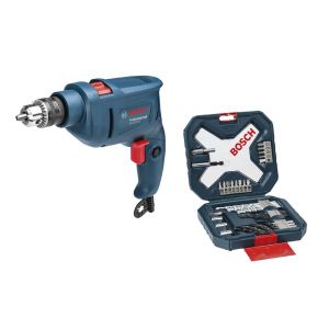 Furadeira de Impacto com 34 Acessórios Gsb X Line 1,6 Kg 450W Azul Bosch