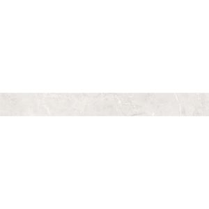 Rodapé Magdal Ice Retificado Acetinado 10x83 Gelo Málaga