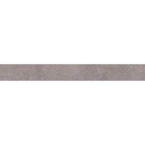 Rodapé Seixo Cromo Retificado Acetinado 10x83 Cinza Málaga