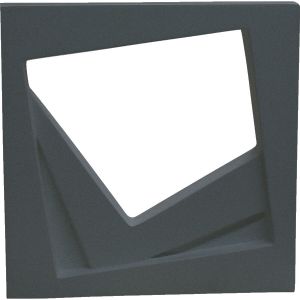 Cobogó Cimentício Alcubo Parede Cemento Graphite 40x40x8 Cimentíssimo